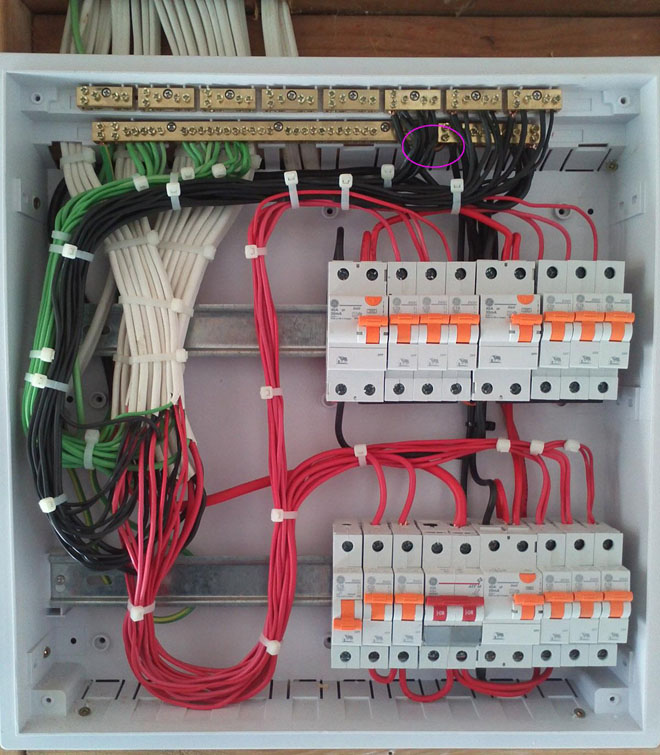 AC Distribution domestic switchboard wiring diagram nz 